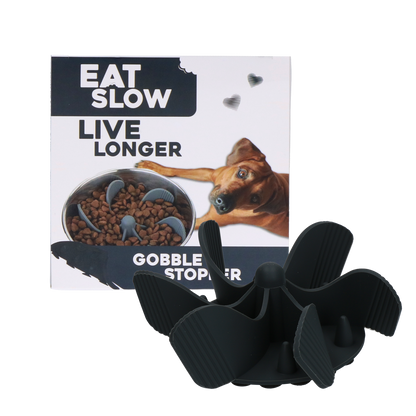 Gobble Stopper Anti-Glouton Gris - Taille M