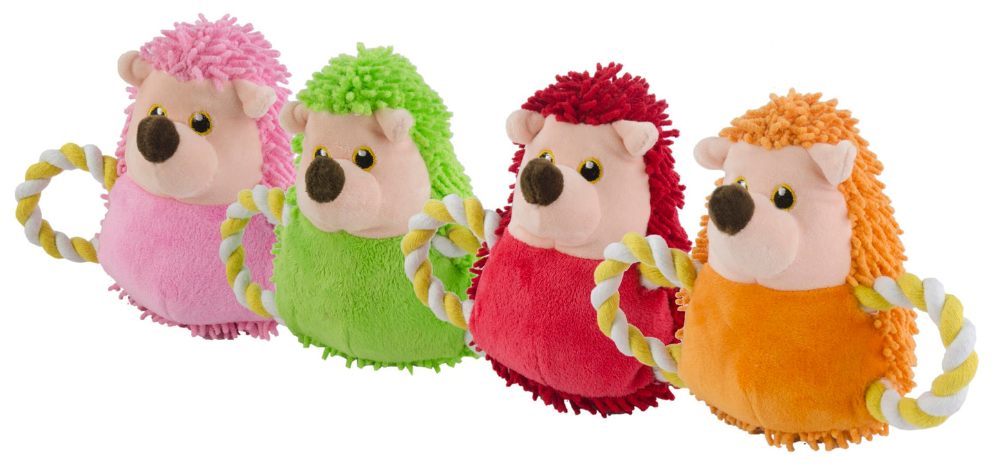 Peluche Hérisson Queue Corde Vert