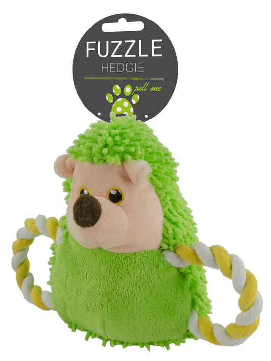 Peluche Hérisson Queue Corde Vert
