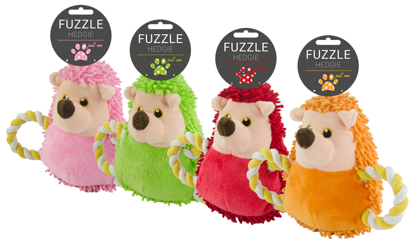 Peluche Hérisson Queue Corde Vert