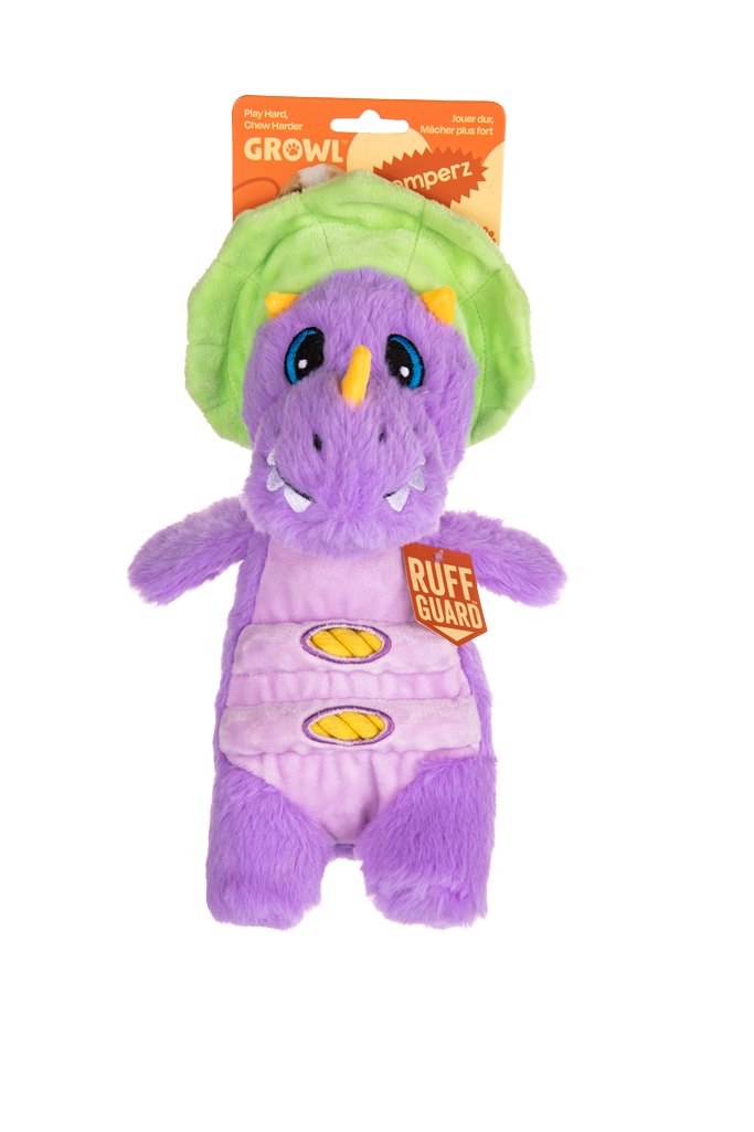 Doudou Benny le Brachiosaure Violet