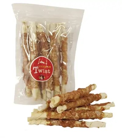 Friandise à mâcher Chicken Twist — Poulet & Peau de Buffle