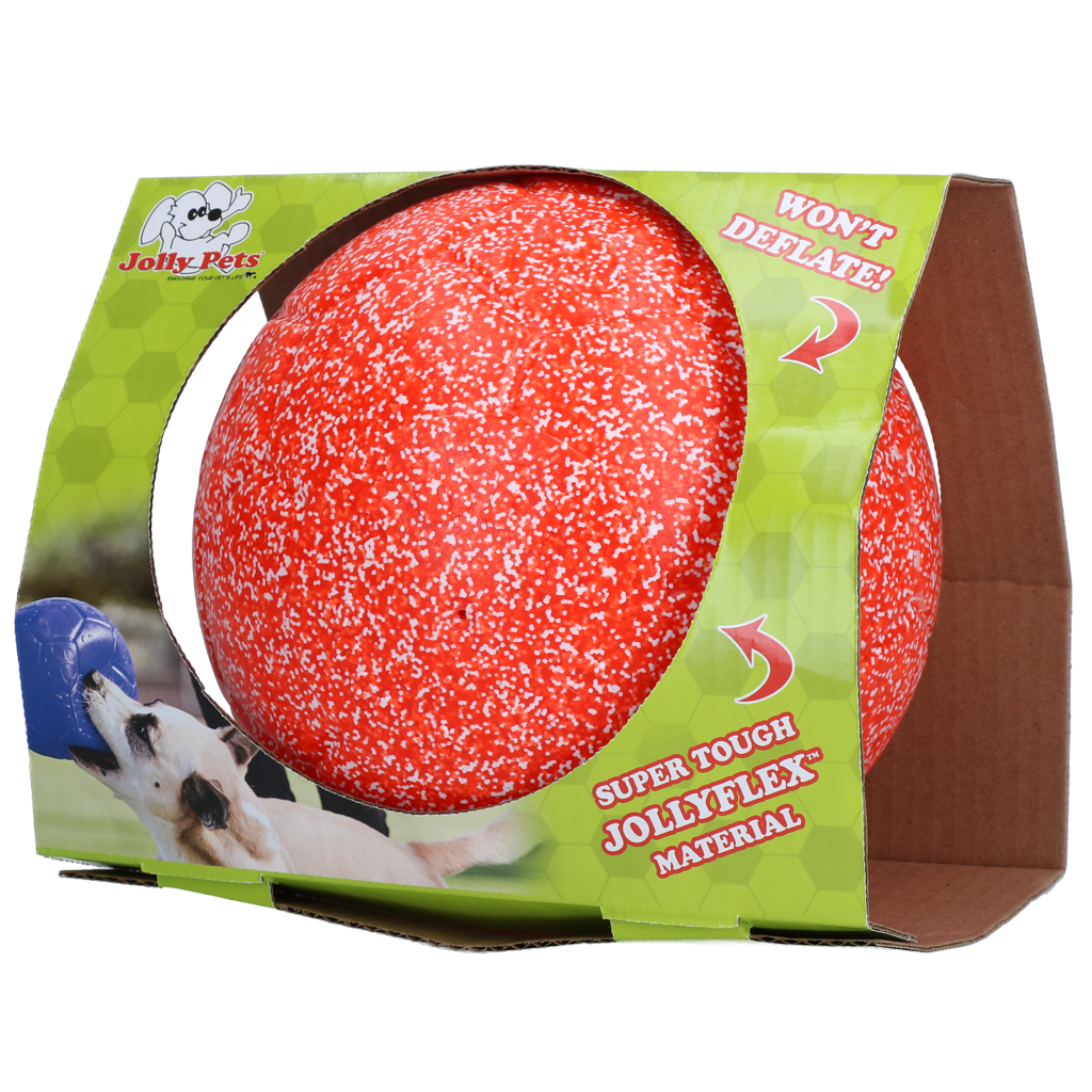 Ballon de Football Orange Blanc - Taille L