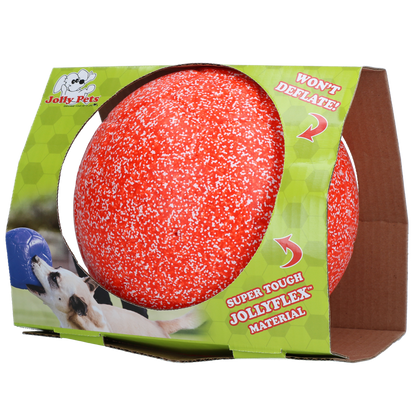 Ballon de Football Orange Blanc - Taille L