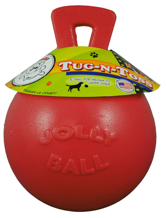 Balle Tug-n-Toss Rouge L 20 cm