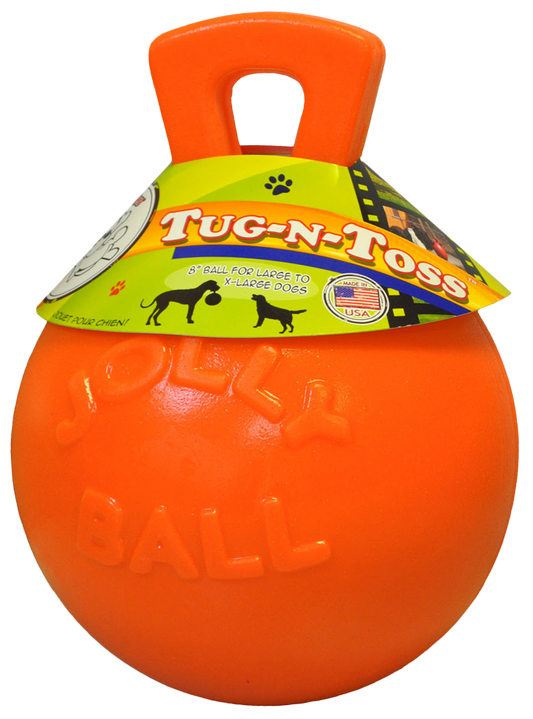 Balle Tug-n-Toss Orange L 20 cm