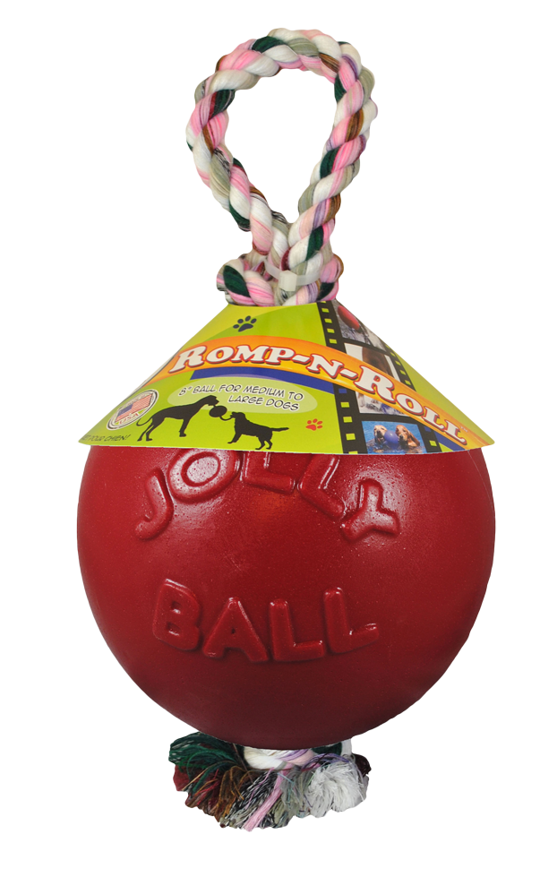 Balle avec Corde Rouge L 20 cm