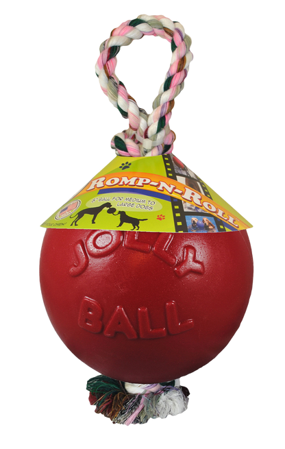 Balle avec Corde Rouge L 20 cm