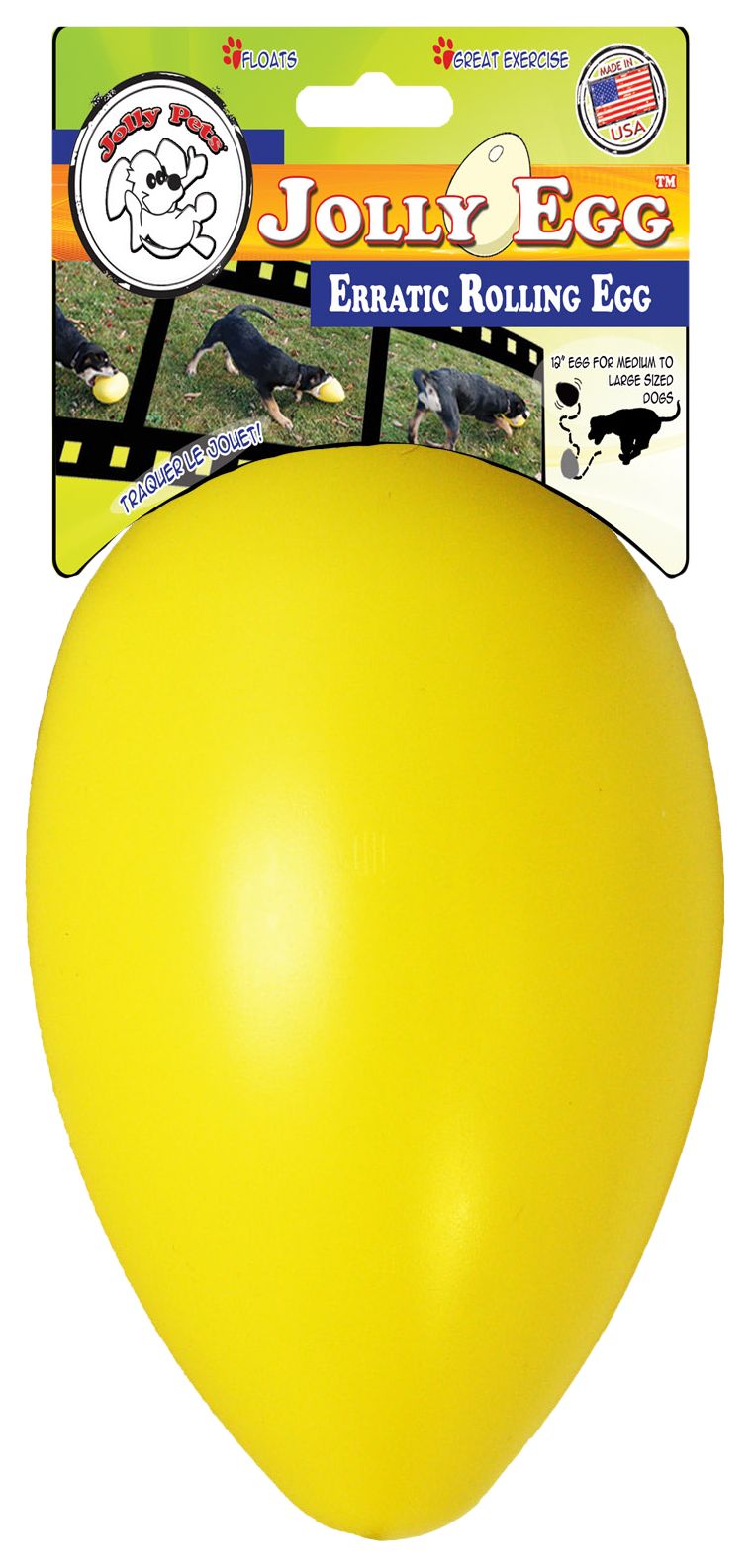 Jolly Egg Jaune L 30 cm