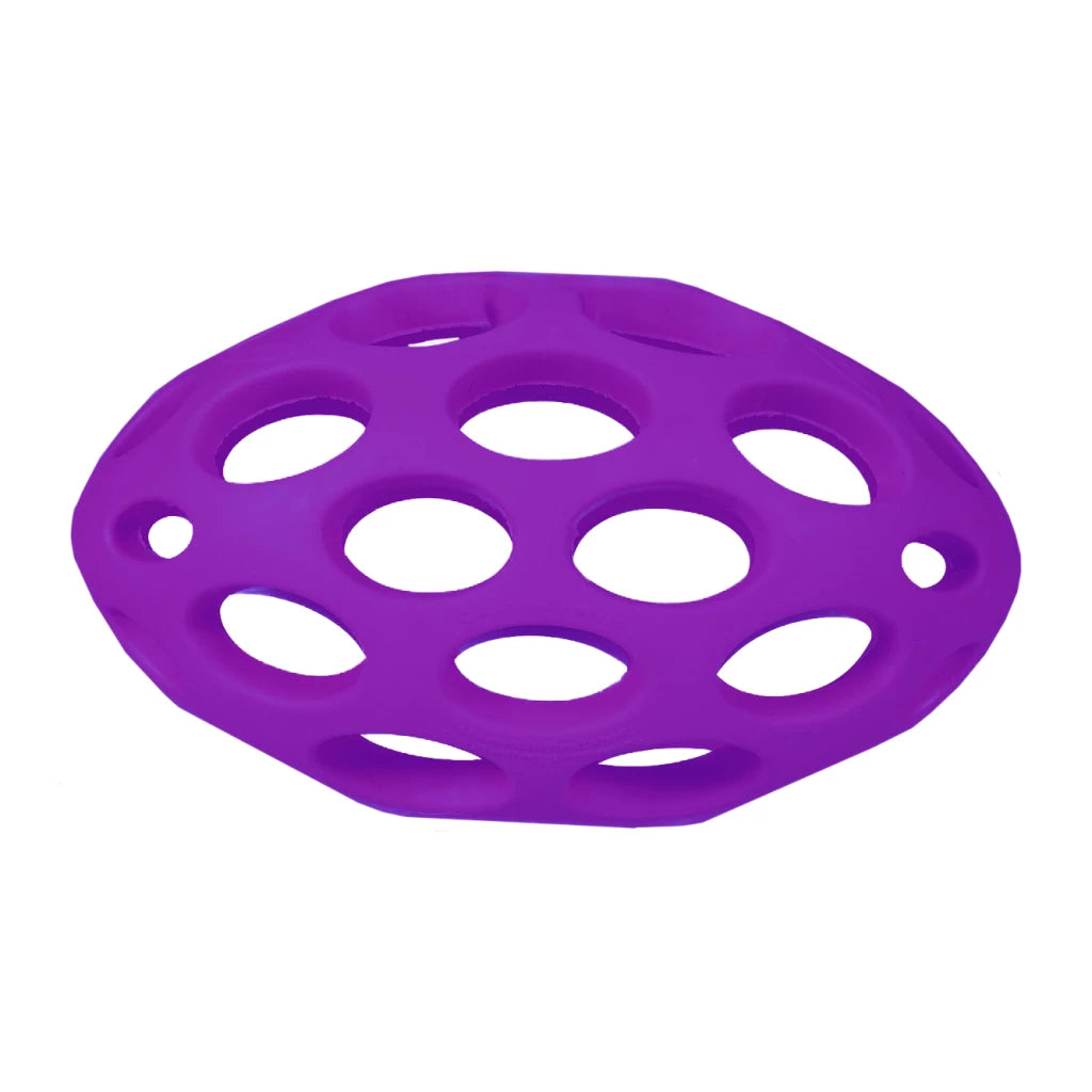 Hol-ee Football - Balle Caoutchouc Ajourée Medium