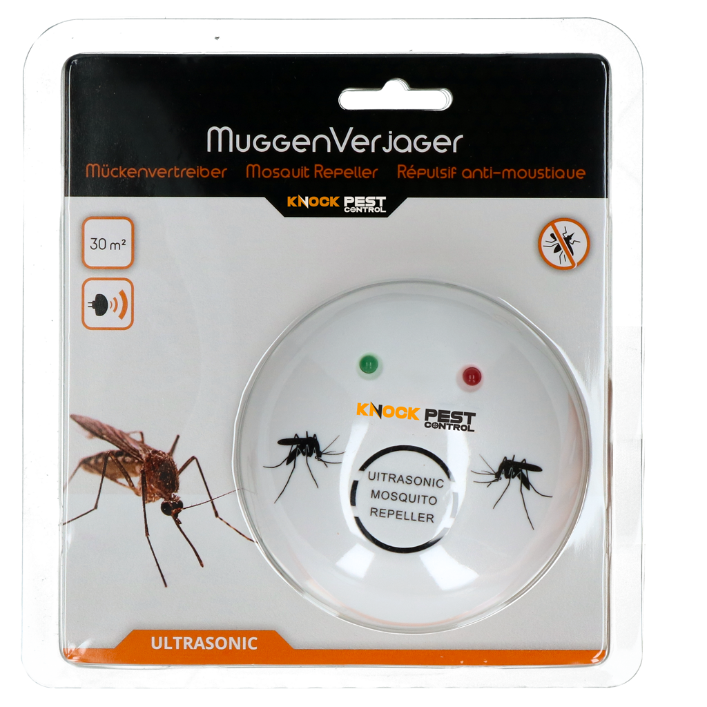 Répulsif Anti-Moustiques à Ultrasons - 30 m²