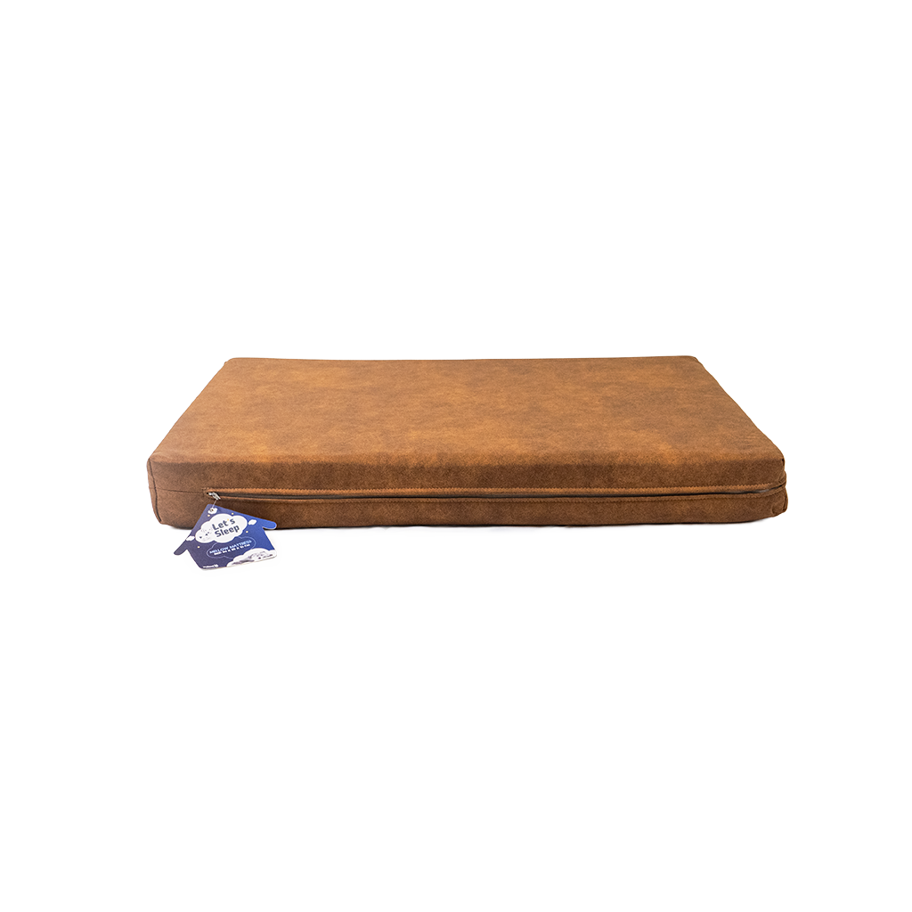 Orthopädisches Bett Mellow Mattress XL Cognac