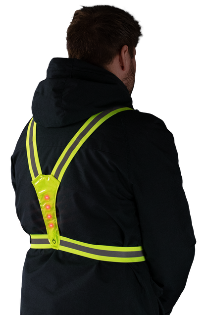 Gilet de Sécurité Lumineux Jaune - LED