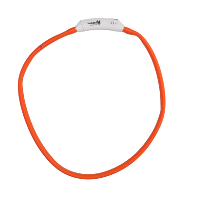 Collier Lumineux Orange - Rechargeable USB