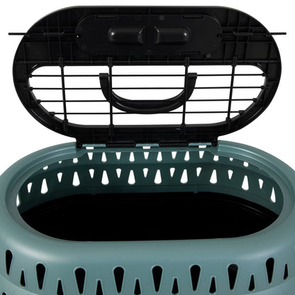 Cage de transport ouverture supérieure verte
