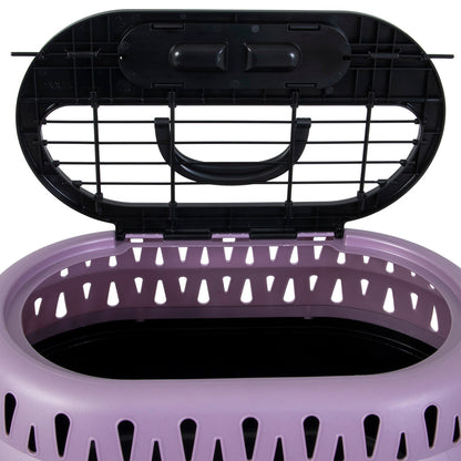 Cage de transport ouverture supérieure pourpre