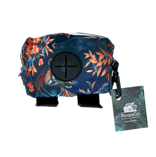 Tiger Fabric Poop Bag Dispenser