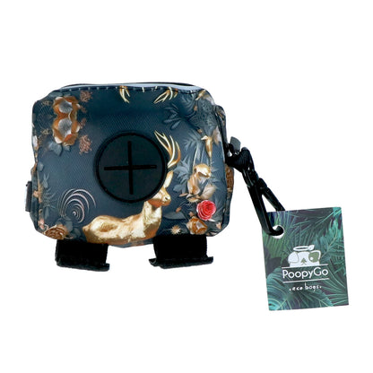 Distributeur de Sacs à Crottes Tissu Cerf Rouge