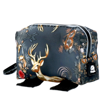 Distributeur de Sacs à Crottes Tissu Cerf Rouge