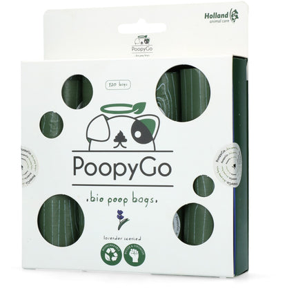 Sacs à Crottes Biodégradables Lavande - 120 pcs