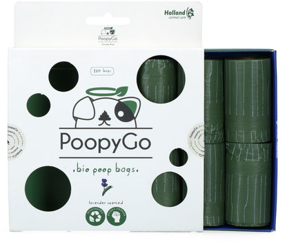 Sacs à Crottes Biodégradables Lavande - 120 pcs