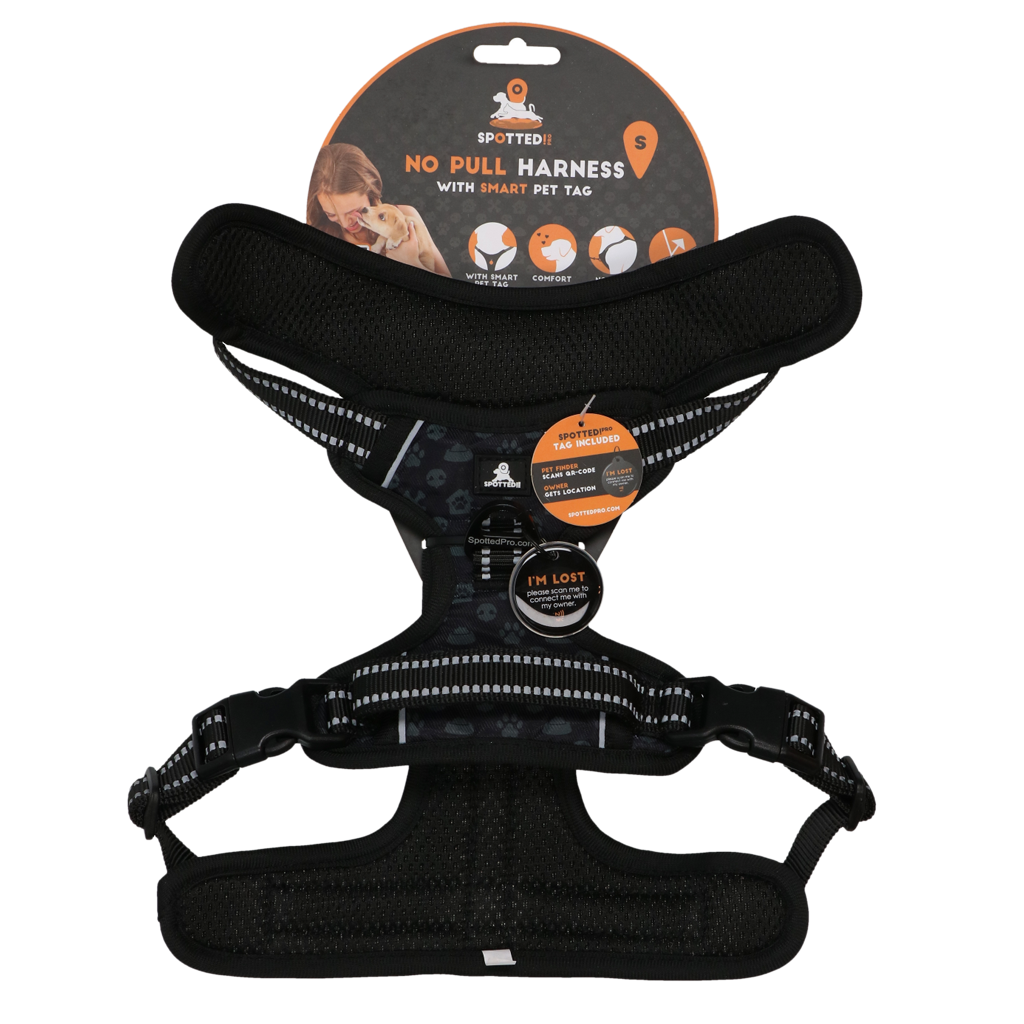 Harnais Anti-Traction Gris Foncé - Taille S