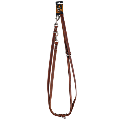 Laisse Dressage Cuir Marron - 250 cm