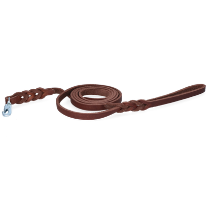 Laisse Cuir Marron 1,6 cm - 180 cm