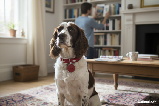 Coleira Hunter Aalborg Vermelha M 38-47 cm