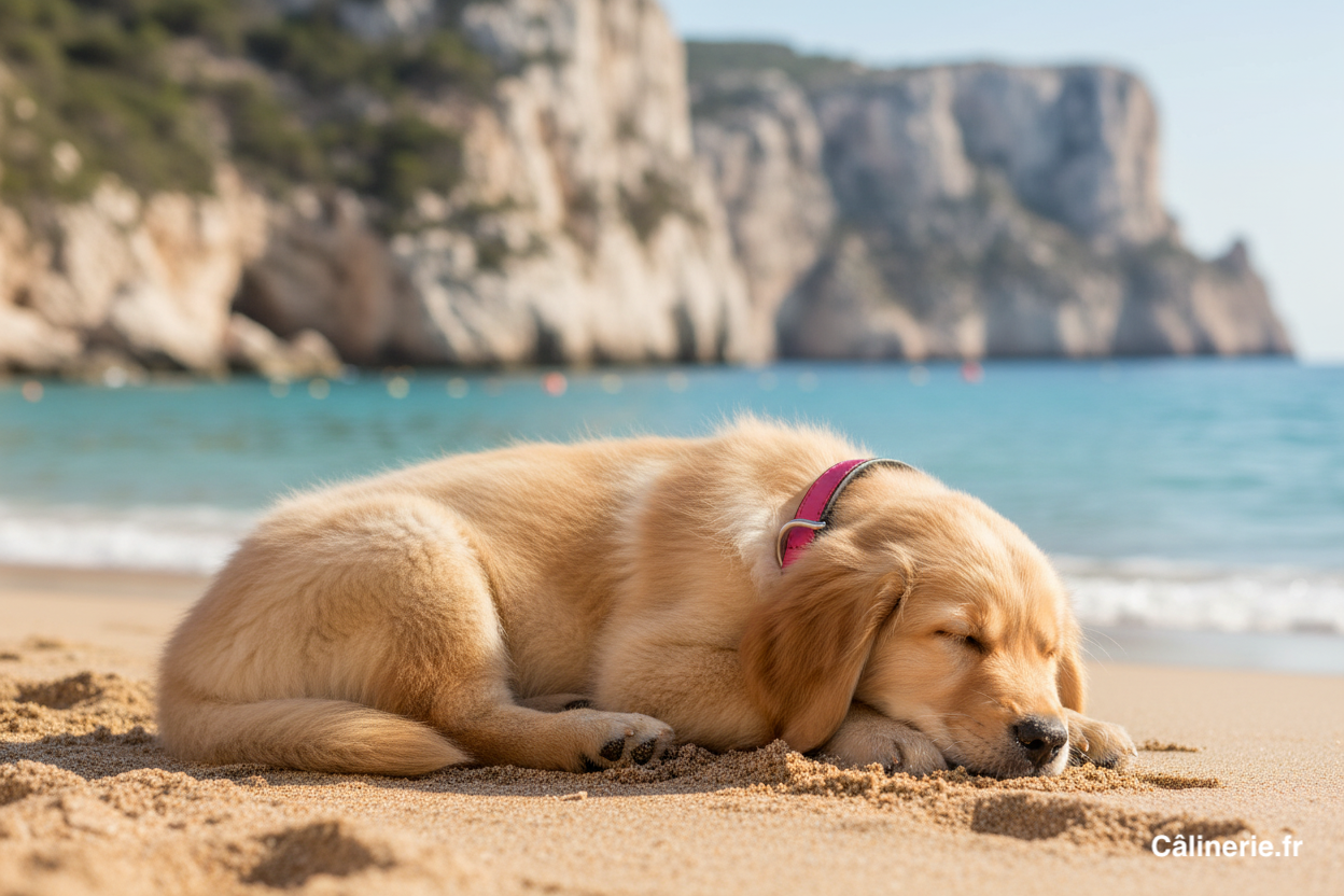 Collier rembourré Gloria Fuchsia 30 x 1,5 cm