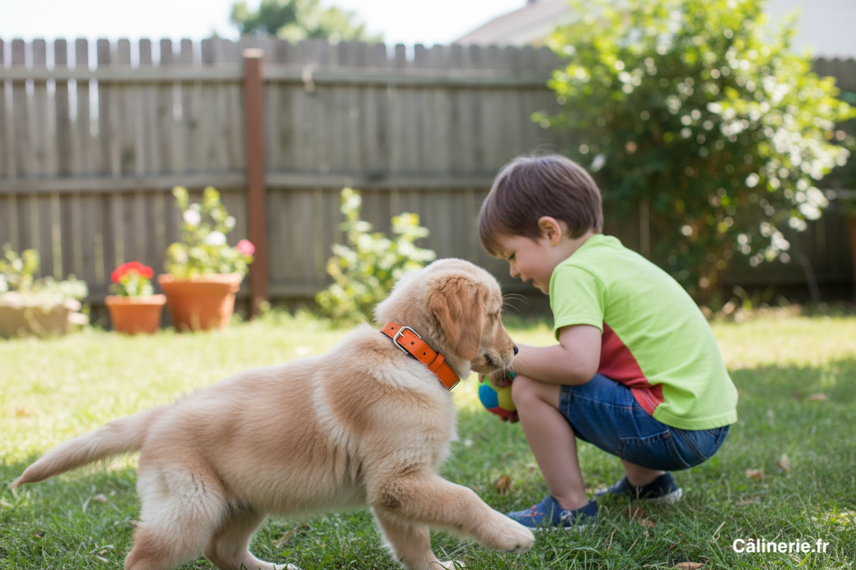 Collier rembourré Gloria Orange 30 x 1,5 cm