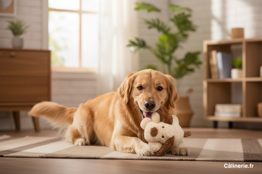 Doudou Trixie Chien Beige 30cm