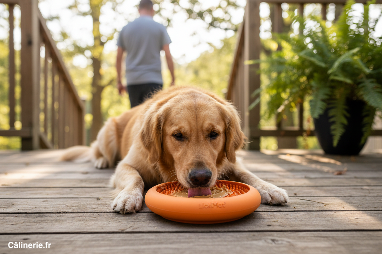 Tapis à Lécher LickiMat UFO Orange 20 cm