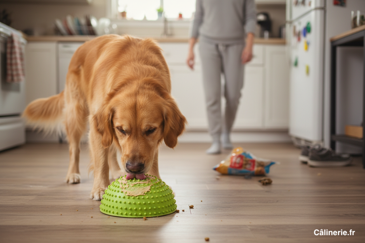 Gamelle Anti-Glouton LickiMat Wobble Vert 600 ml