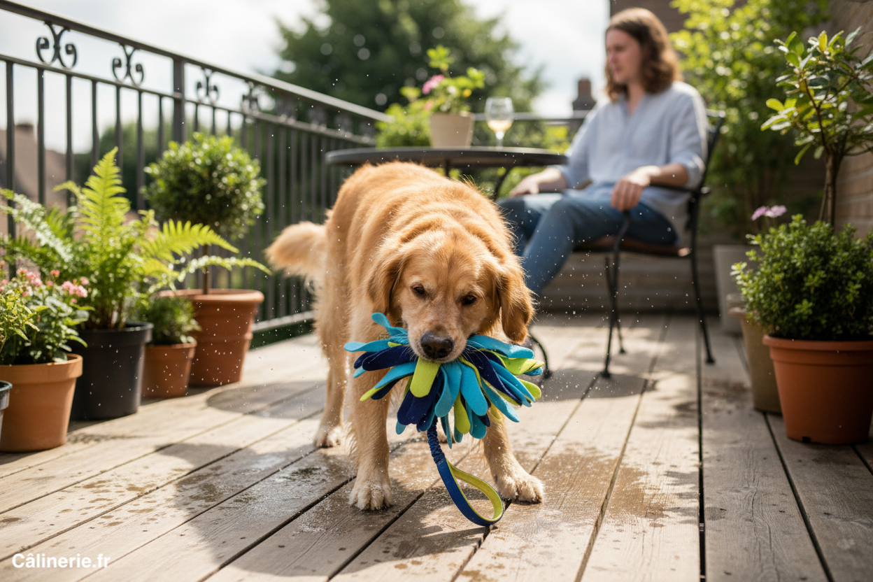 Jouet Coachi Tuggi Spider Bleu et Jaune