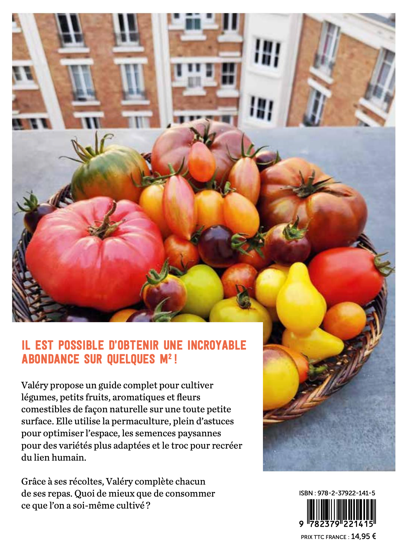 4e de couverture - tomates paysannes récoltées sur balcon