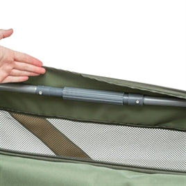 Cage de voyage pliable vert olive/beige 64x95,5 cm
