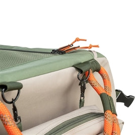 Cage de voyage pliable vert olive/beige 64x95,5 cm