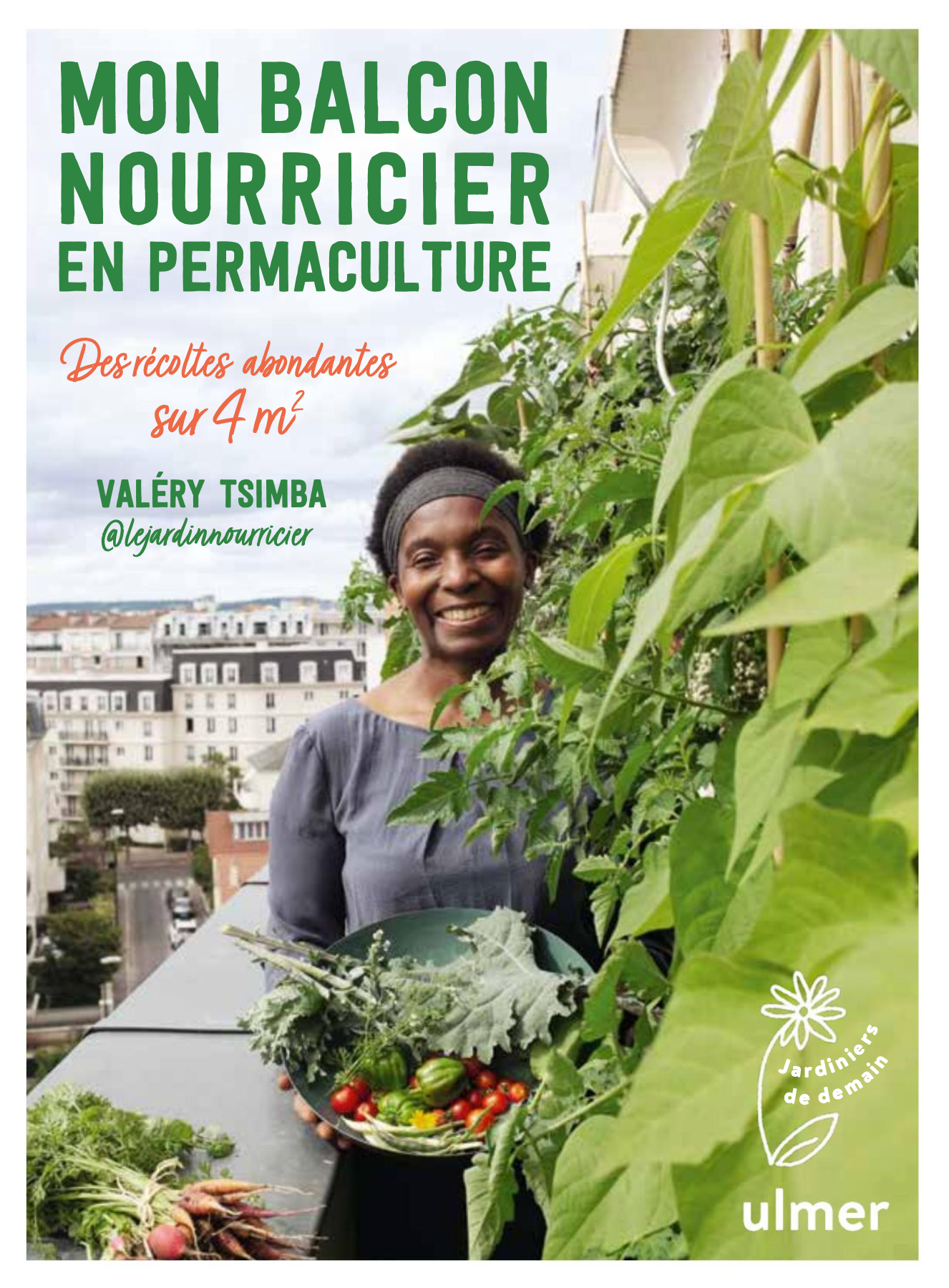 Couverture Mon balcon nourricier en permaculture - Valéry Tsimba
