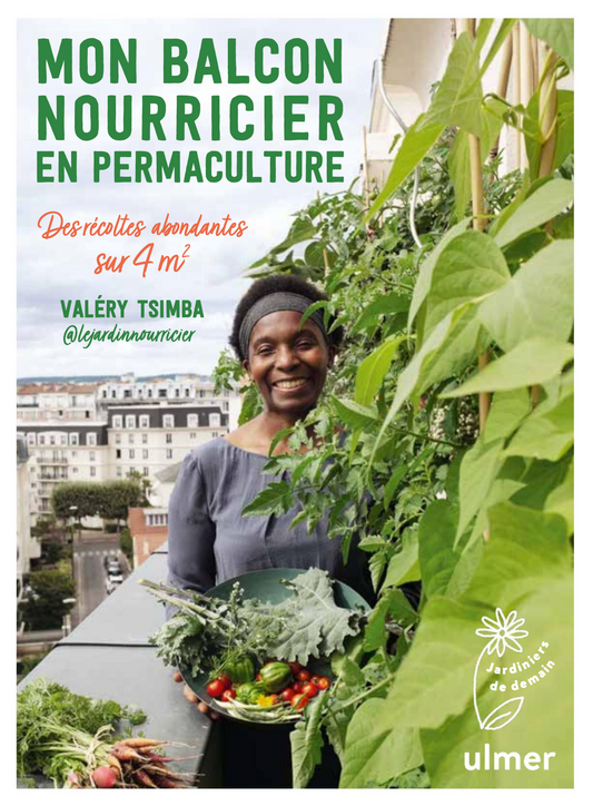 Couverture Mon balcon nourricier en permaculture - Valéry Tsimba