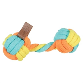 Haltère en corde multicolore