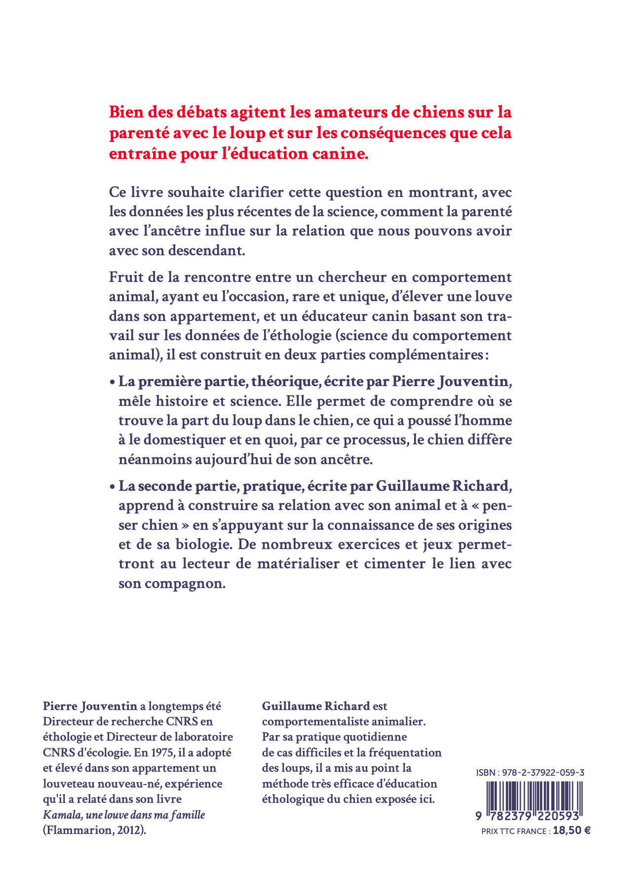 Guide d’éducation éthologique du chien — La part du loup