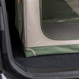 Cage de voyage pliable vert olive/beige 64x95,5 cm