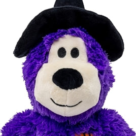 Peluche ours sorcier violet