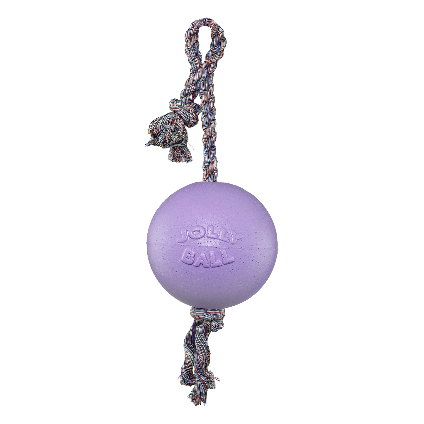 Balle avec Corde Lilas S 10 cm
