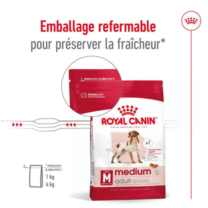 Croquettes Royal Canin Medium Adult 3kg