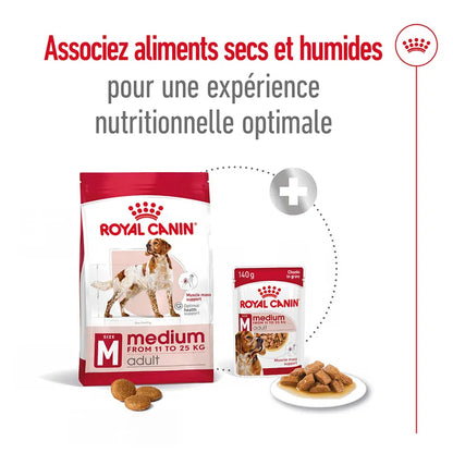 Croquettes Royal Canin Medium Adult 3kg