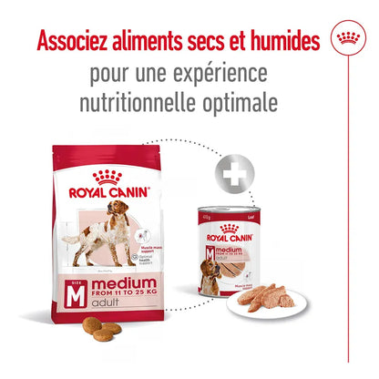 Croquettes Royal Canin Medium Adult 3kg