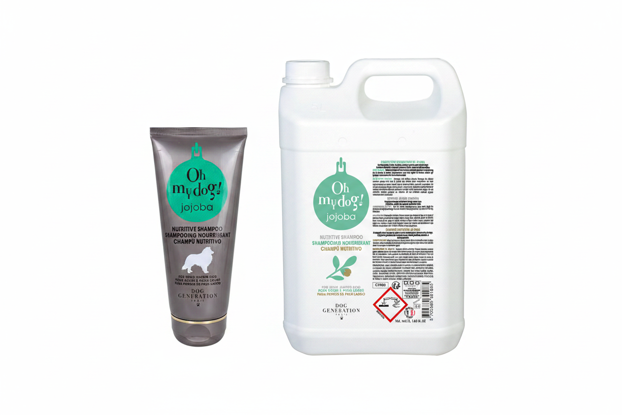 Shampoing Jojoba — tube 200ml et bidon 5L