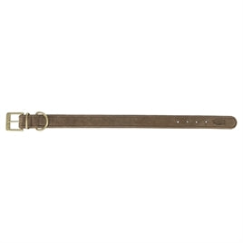 Collier Pure cuir brun